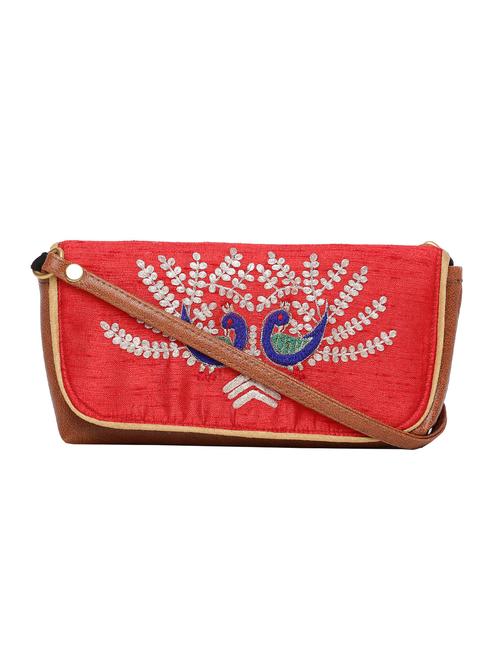 red leather regular clutch - 14163698 - Very Small Image - 1