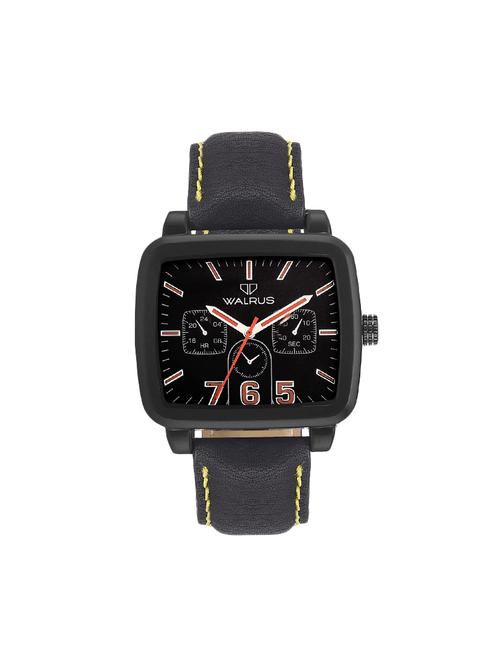 walrus ethan black color analog men watch-wwm-eth-110202 - 14164144 - Very Small Image - 1