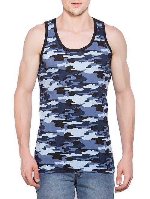 multicolour cotton blend vest - 14164264 - Very Small Image - 1