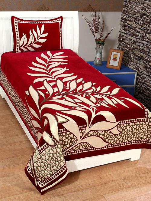 single chenille bed cover with 1 pillow cover - 14164713 - Very Small Image - 1