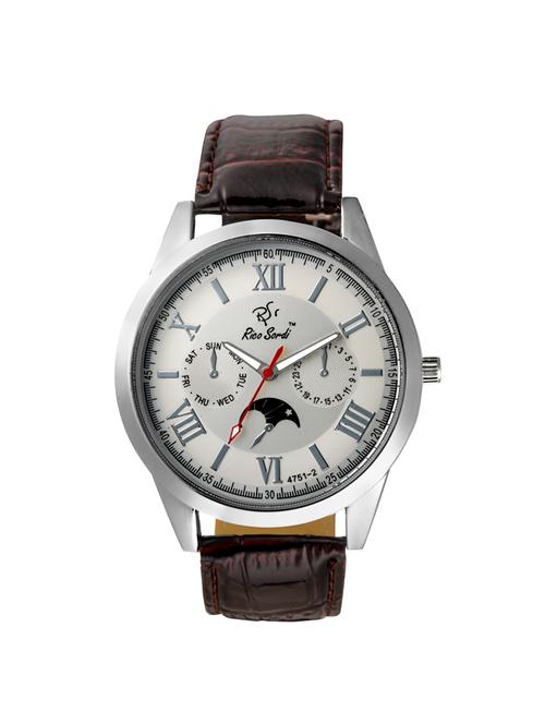 rico sordi round dial leatherette strap men's watch(l134) - 14167349 - Very Small Image - 1