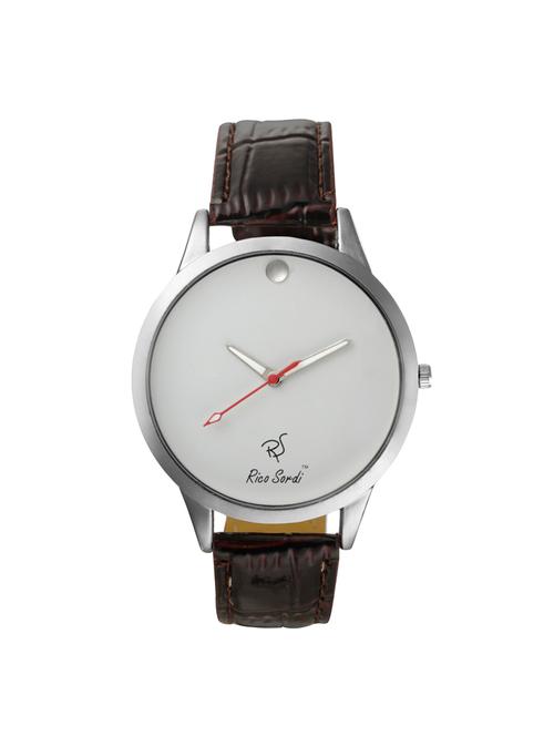 rico sordi round dial leatherette strap men's watch(l136) - 14167351 - Very Small Image - 1