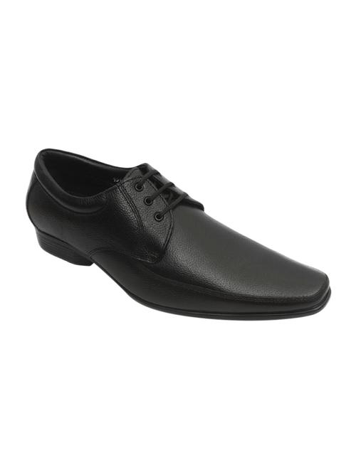 black leather formal lace-up derby - 14169478 - Very Small Image - 1