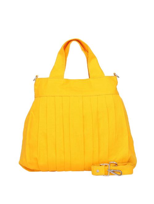 yellow canvas handbag - 14170773 - Very Small Image - 1