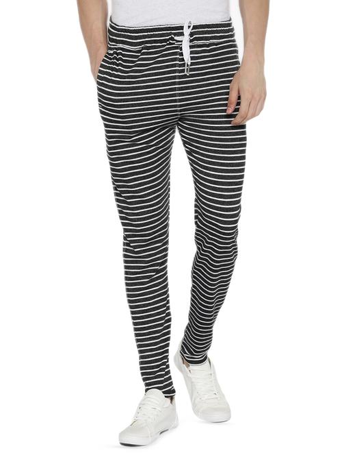 black cotton track pant - 14171844 - Very Small Image - 1