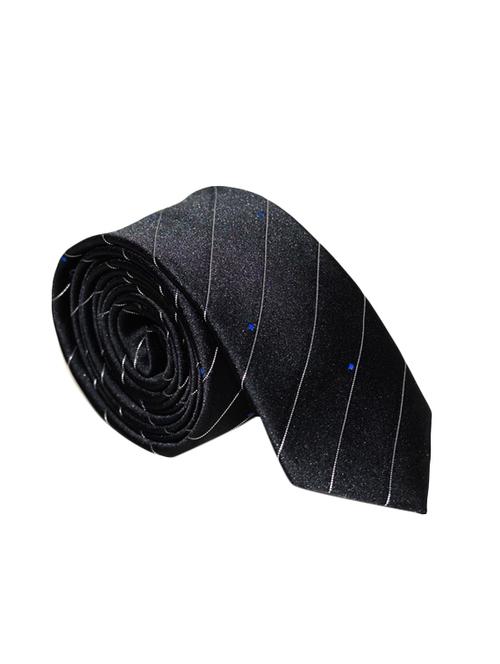 black micro fiber tie - 14172420 - Very Small Image - 1