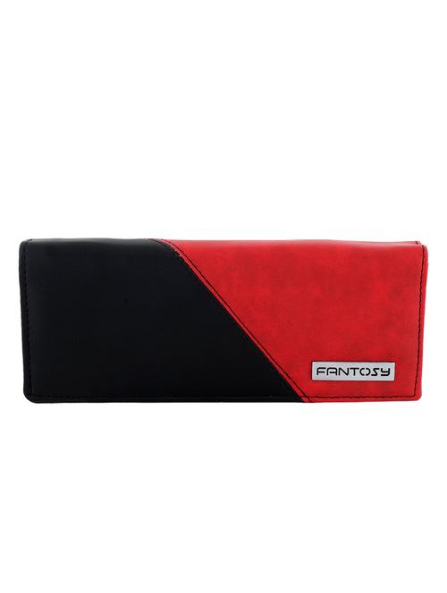 black leatherette  regular clutch - 14172604 - Very Small Image - 1