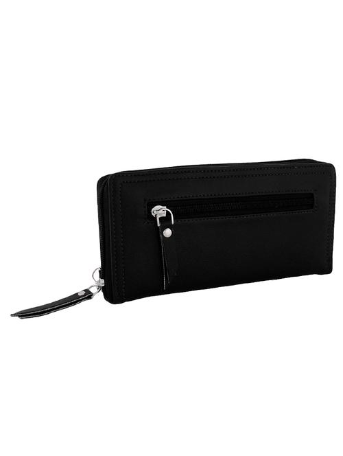 black leatherette  regular clutch - 14172621 - Very Small Image - 1