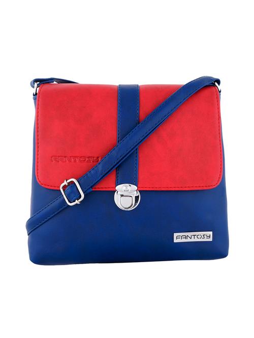 red leatherette  regular sling bag - 14172658 - Very Small Image - 1