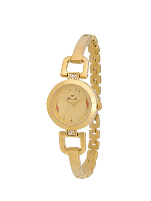 Swisstyle Stainless Steel Round Dial Anolog Watch - 14172727 - Very Small Image - 1