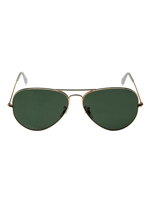 golden frame uv protected aviator sunglasses for men - 14174710 - Very Small Image - 1