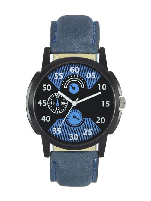 lr0002 new branded  blue  color analog wrist watch - 14174831 - Very Small Image - 1