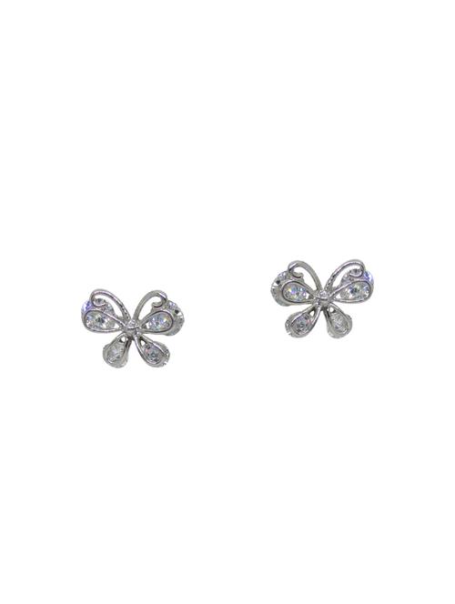 silver metal studs earrings - 14176460 - Very Small Image - 1