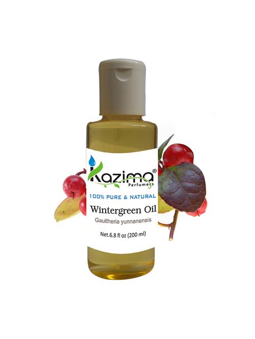kazima wintergreen essential oil (200ml) 100% pure natural & undiluted for skin care & hair treatment - 14179772 - Very Small Image - 1