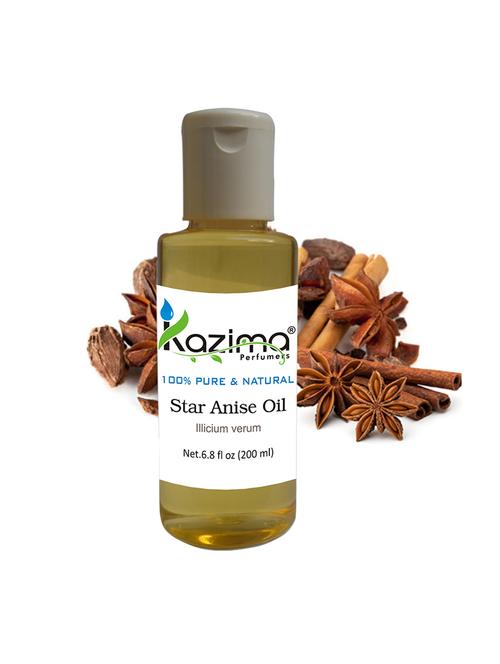 kazima star anise essential oil (200ml) 100% pure natural & undiluted for skin care & hair treatment - 14179783 - Very Small Image - 1