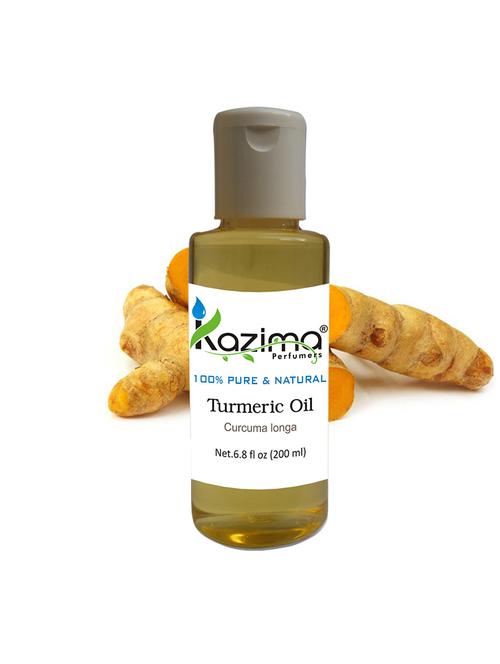 kazima turmeric essential oil (200ml) 100% pure natural & undiluted for skin care & hair treatment - 14179786 - Very Small Image - 1