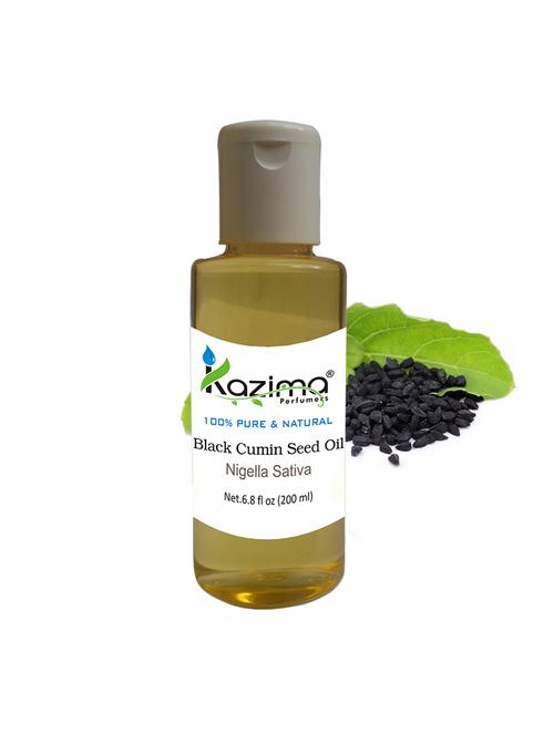 kazima black cumin seed essential oil (200ml) 100% pure natural & undiluted for skin care & hair treatment - 14179793 - Very Small Image - 1