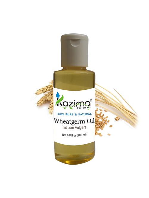 kazima wheatgerm cold pressed carrier oil (200ml) 100% pure natural & undiluted for skin care & hair treatment - 14179842 - Very Small Image - 1
