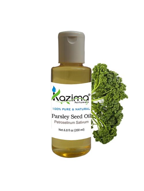 kazima parsley seed essential oil (200ml) 100% pure natural & undiluted for skin care & hair treatment - 14179854 - Very Small Image - 1