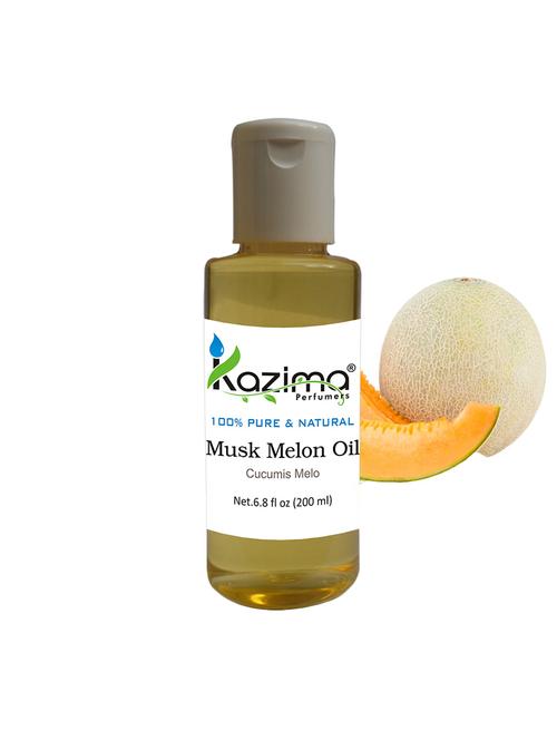 kazima musk melon cold pressed carrier oil (200ml) 100% pure natural & undiluted for skin care & hair treatment - 14179859 - Very Small Image - 1