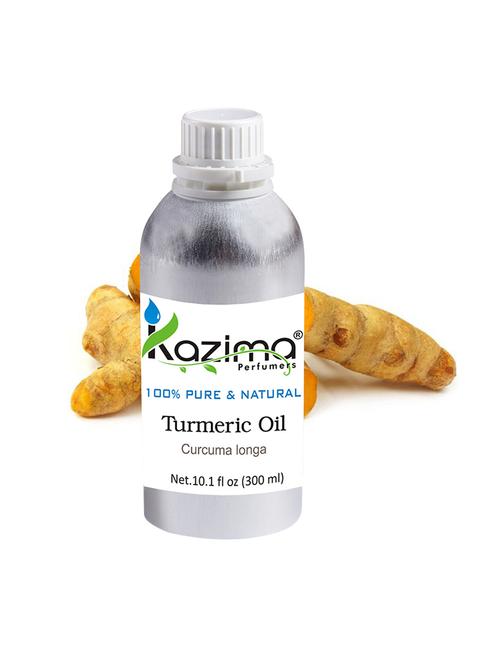 kazima turmeric essential oil (300ml) 100% pure natural & undiluted for skin care & hair treatment - 14179880 - Very Small Image - 1