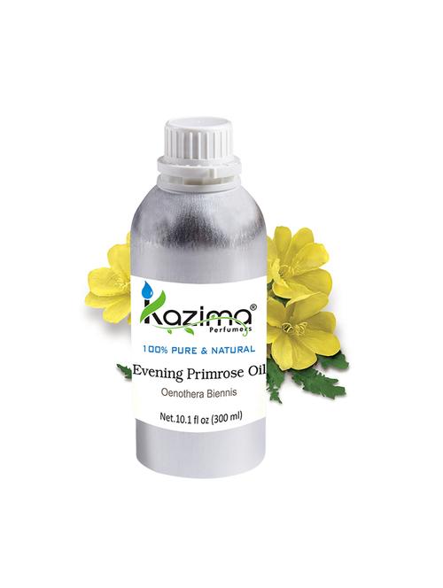 kazima evening primrose cold pressed carrier oil (300ml) 100% pure natural & undiluted for skin care & hair treatment - 14179915 - Very Small Image - 1