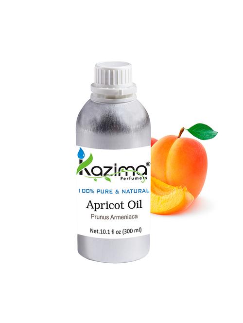 kazima apricot cold pressed carrier oil (300ml) 100% pure natural & undiluted for skin care & hair treatment - 14179923 - Very Small Image - 1