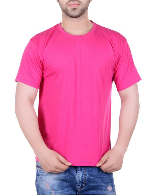 pink cotton t-shirt - 14181463 - Very Small Image - 1