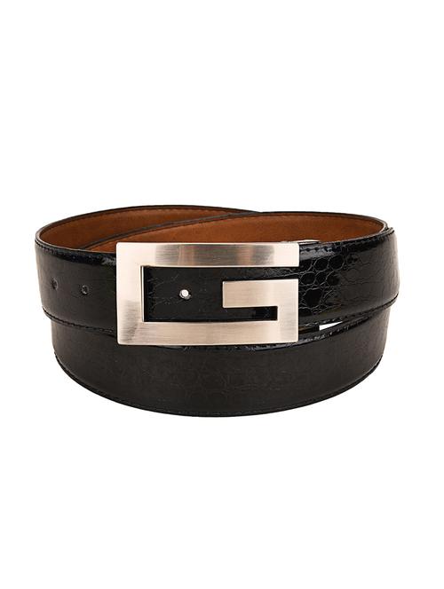 black leather belt - 14184089 - Very Small Image - 1