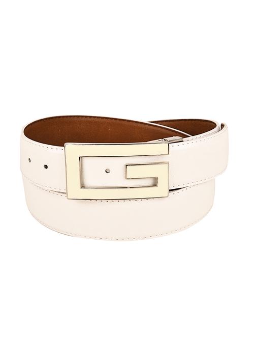 white leather belt - 14184090 - Very Small Image - 1