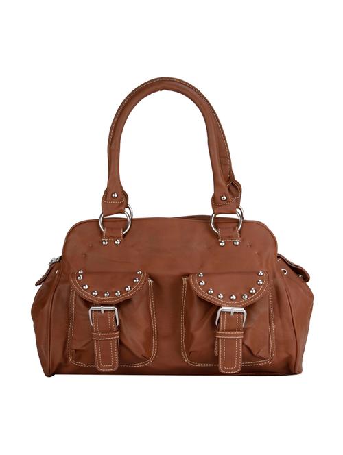brown leatherette  handbag - 14184647 - Very Small Image - 1