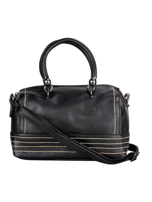 black leatherette  handbag - 14184654 - Very Small Image - 1