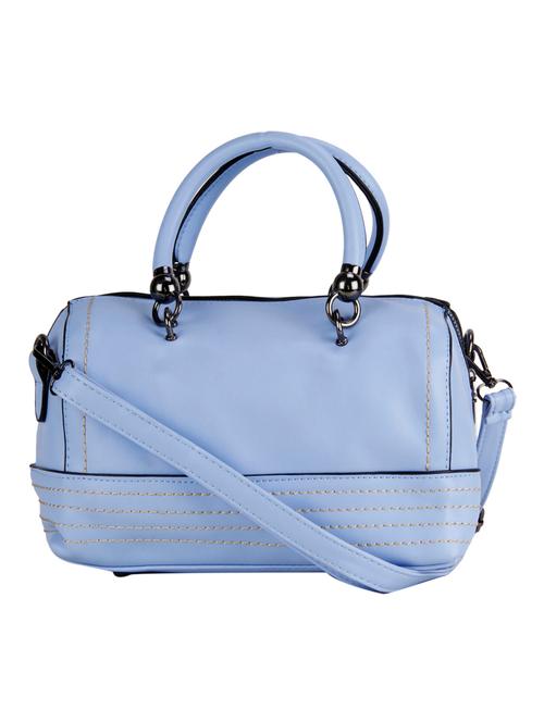 blue leatherette  handbag - 14184655 - Very Small Image - 1