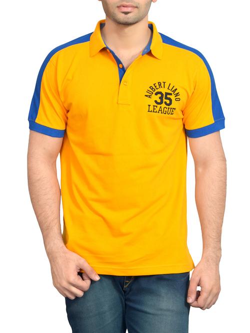 yellow cotton  t-shirt - 14185888 - Very Small Image - 1