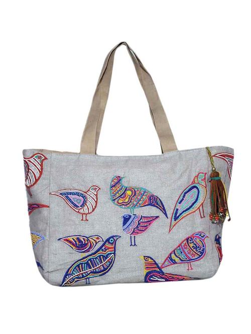 multi colored cotton regular handbag - 14191753 - Very Small Image - 1