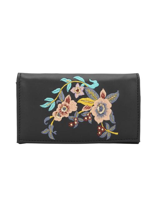black leatherette  envelope clutch - 14191789 - Very Small Image - 1