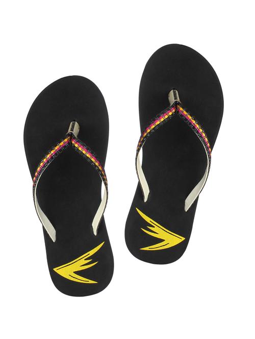 black leatherette  flip flop - 14194021 - Very Small Image - 1