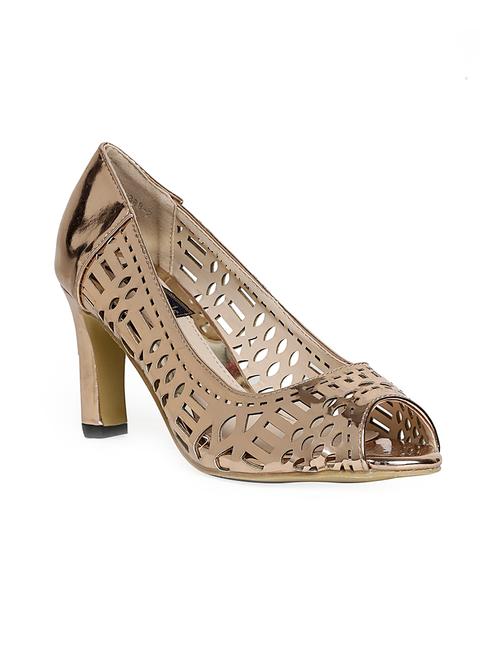 gold slip on sandal - 14195675 - Very Small Image - 1