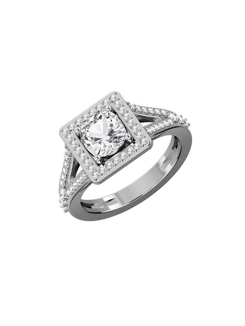 white silver ring - 14195761 - Very Small Image - 1