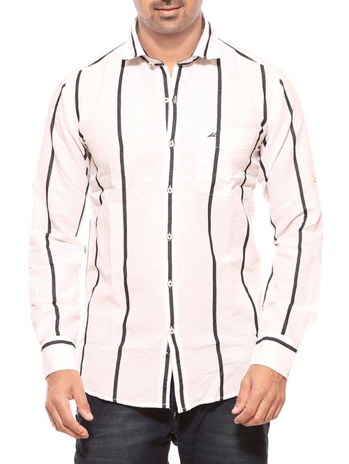 white cotton casual shirt - 14198857 - Very Small Image - 1