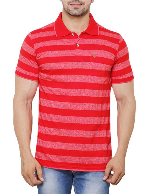 red cotton t-shirt - 14205794 - Very Small Image - 1