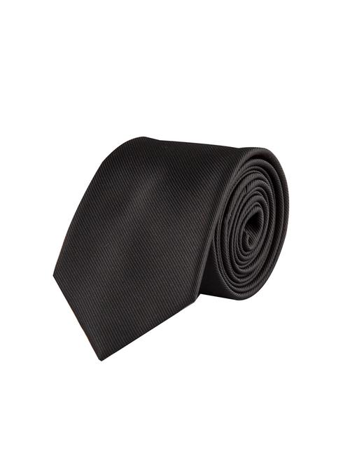 black polyester tie - 14206981 - Very Small Image - 1
