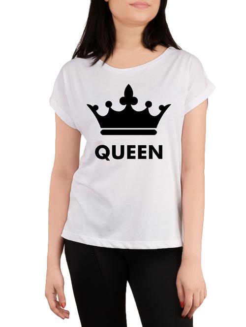white printed regular tee - 14208438 - Very Small Image - 1