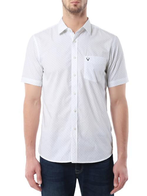 white cotton casual shirt - 14210410 - Very Small Image - 1