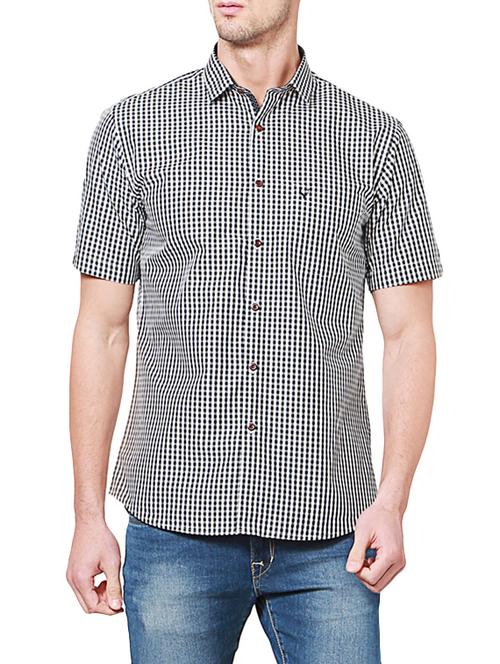 black cotton casual shirt - 14210440 - Very Small Image - 1
