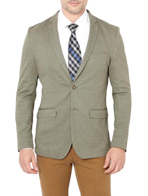 grey polyester formal blazer - 14212035 - Very Small Image - 1