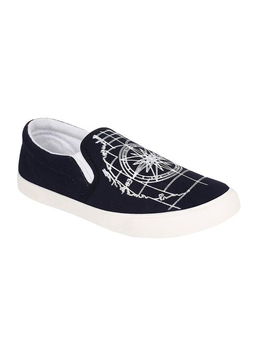 navy canvas casual slipon - 14212469 - Very Small Image - 1