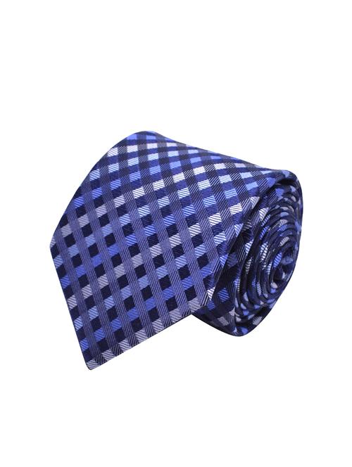 blue micro fiber tie - 14212883 - Very Small Image - 1