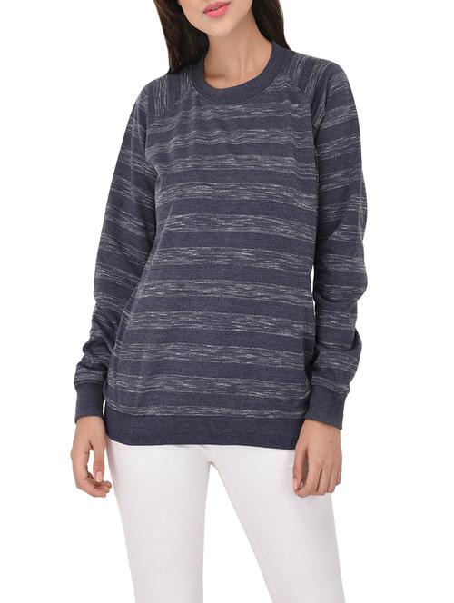 women's striped sweatshirt - 14213949 - Very Small Image - 1
