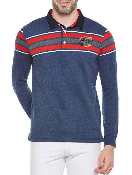 navy blue polyester t-shirt - 14215431 - Very Small Image - 1